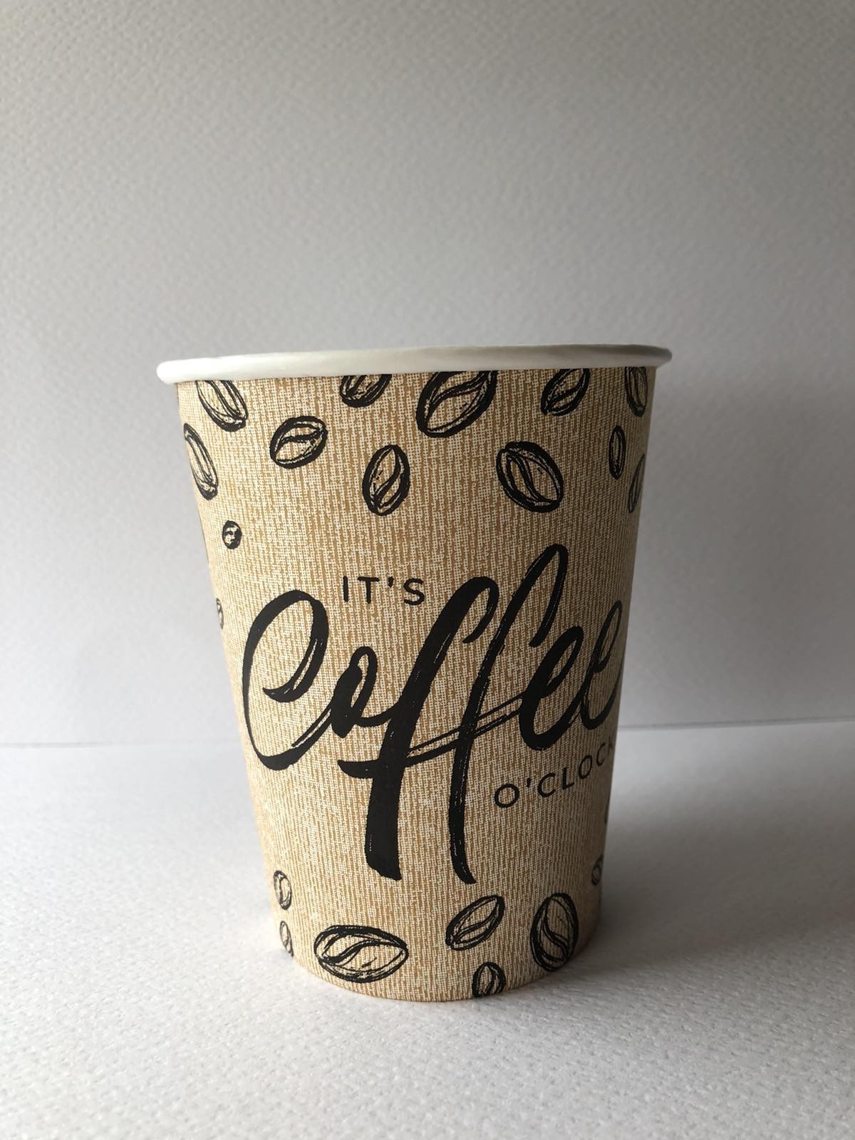 

Стакан бумажный МаунтайнБілд 270 мл "It's coffee o'clock" коричневый 1750 штук
