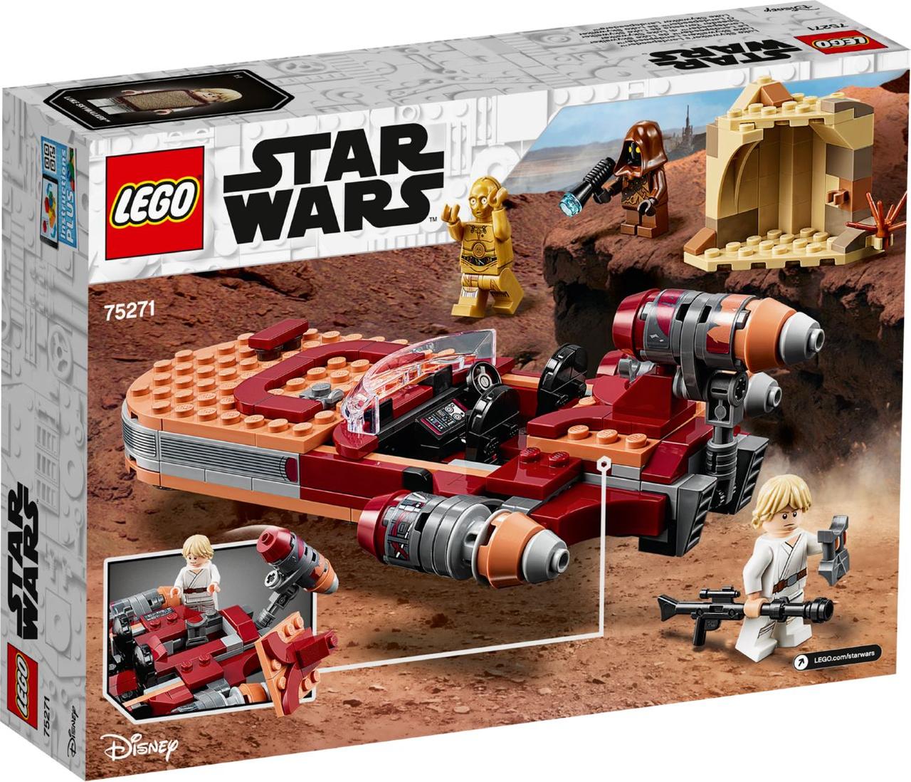 

Конструктор Lego Star Wars Спидер Люка Сайуокера 75271
