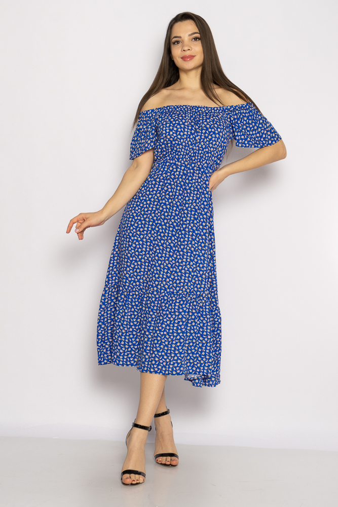 

Платье в мелкий цветочек Time of Style 632F010-1 L Синий