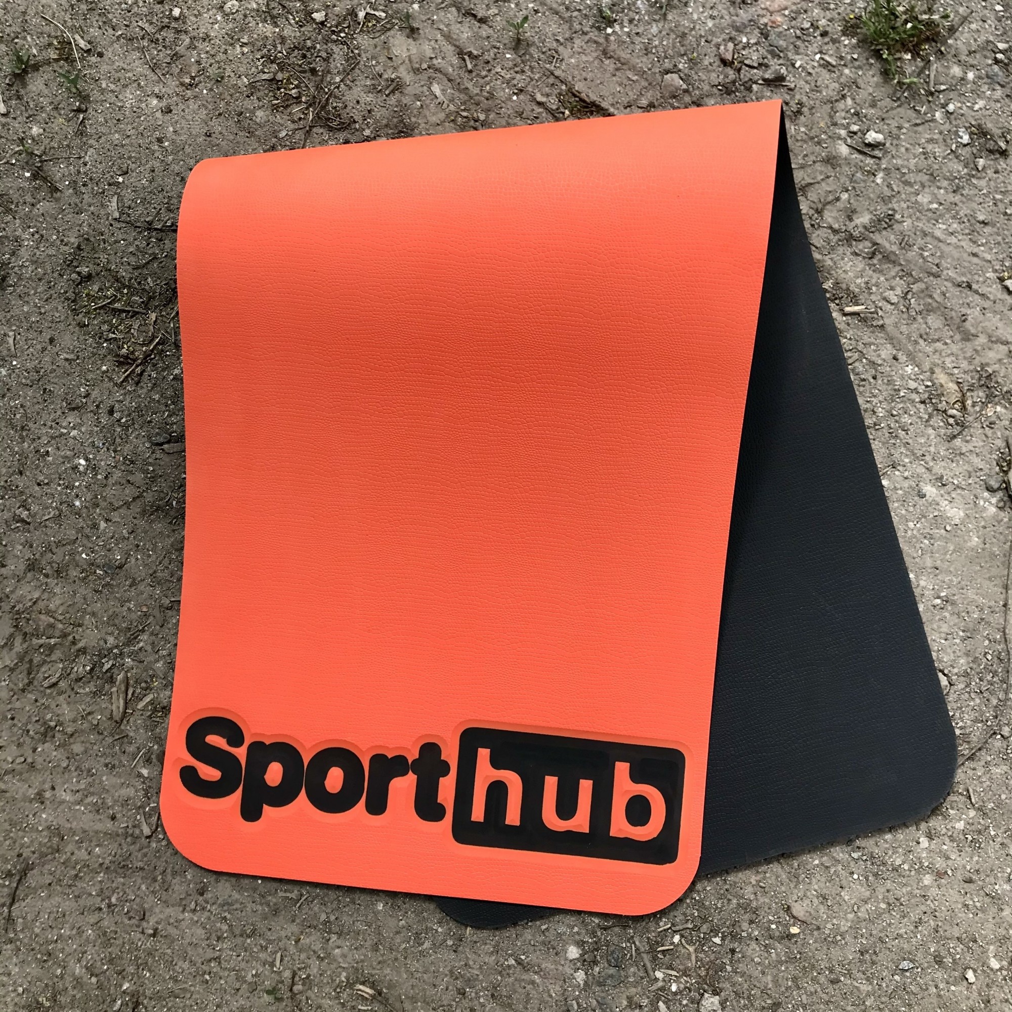 

Коврик для фитнеса PollyMat Pro Fit SportHub (180х60см черно/оранжевый)