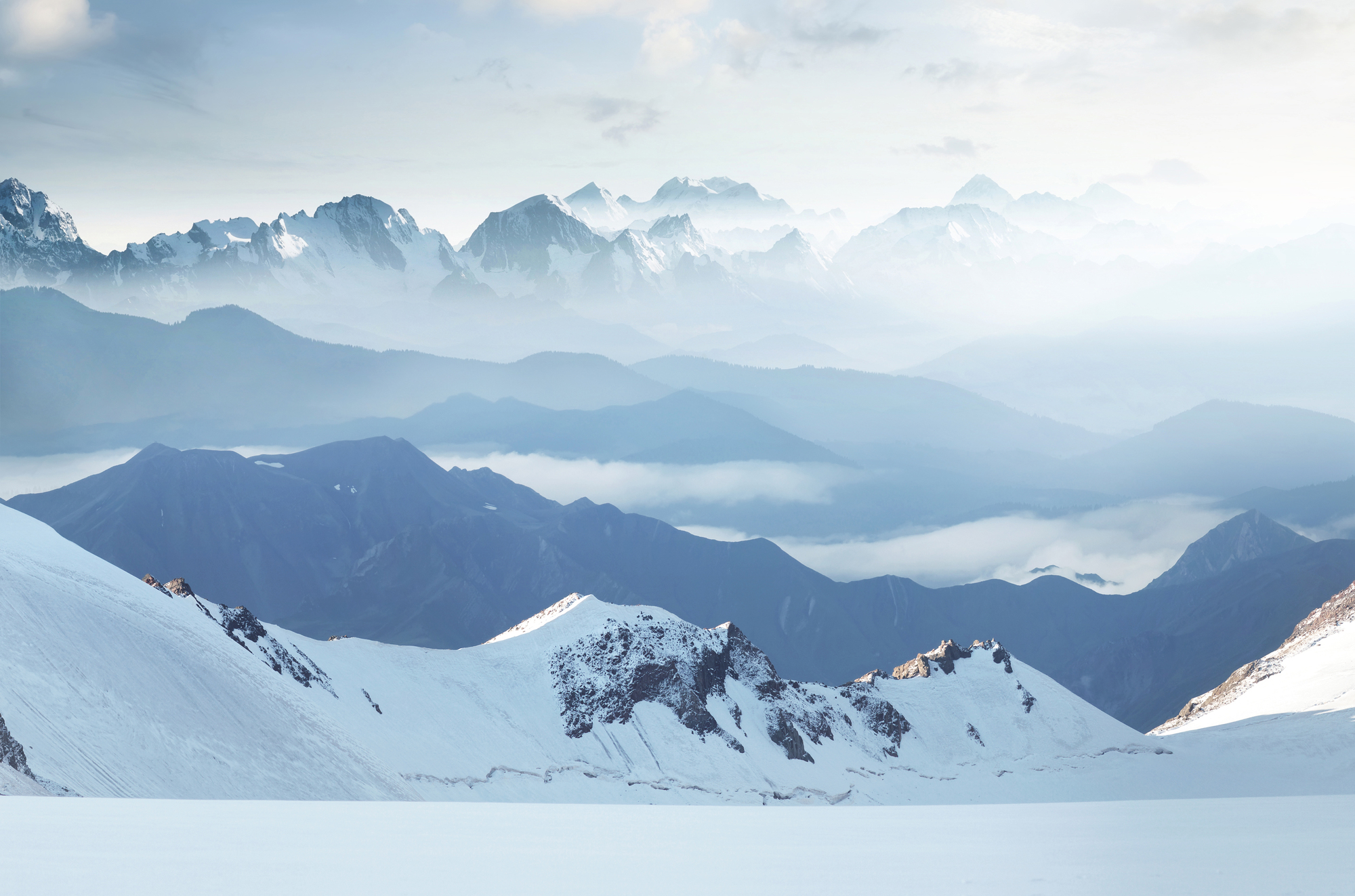 

Фотообои Природа 'Заснеженные горы' (3290) , Иней