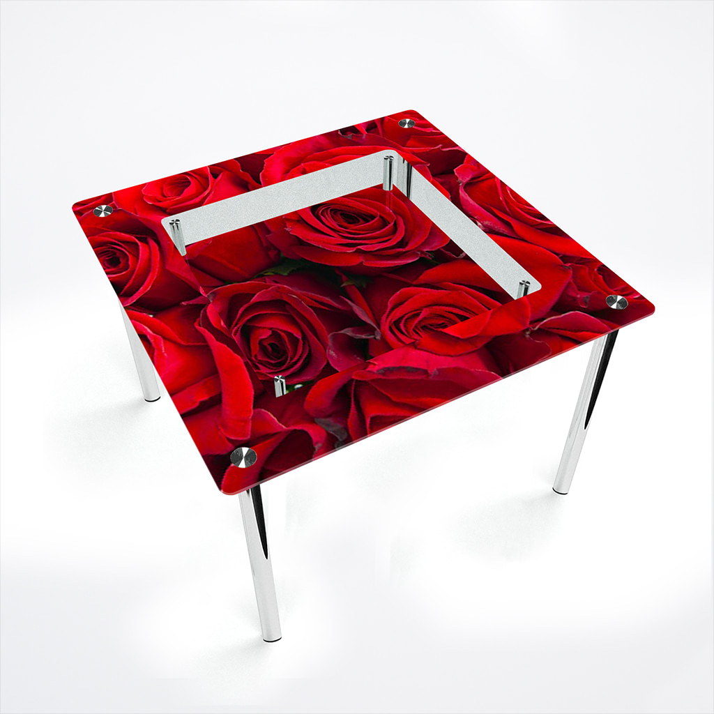 

Стіл БЦ-стіл Квадратний з полицею Rose Еко (700 x 700 x 750)