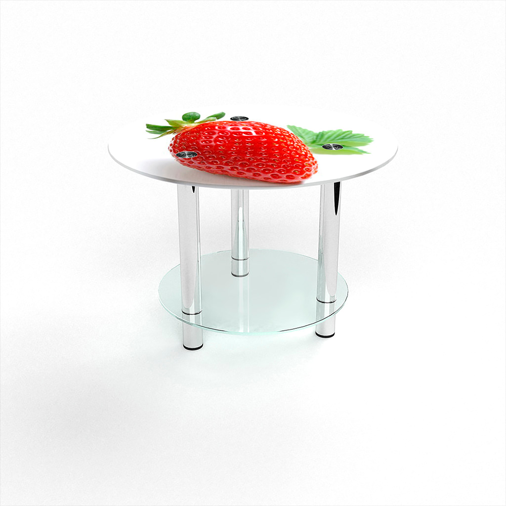 

Стіл журнальний БЦ-стіл Круглий з полицею Sweet berry (600 x 600 x 500)