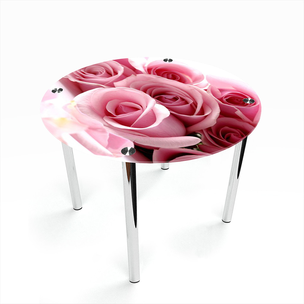 

Стіл БЦ-стіл Круглий Pink Roses Еко (700 x 700 x 750)
