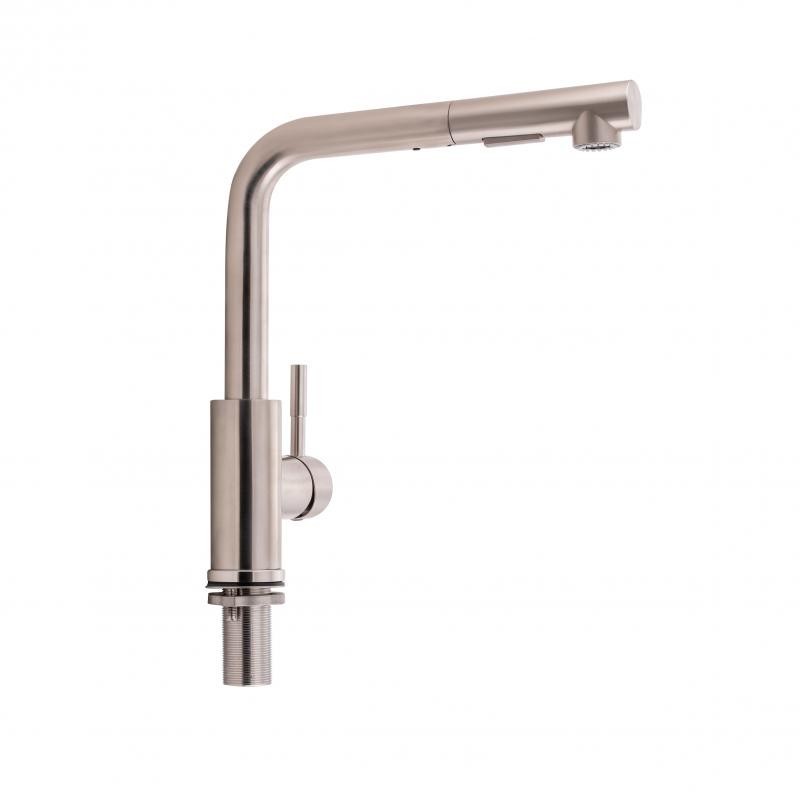 

Смеситель кухонный QTAP Karuska 9139103FN Никель