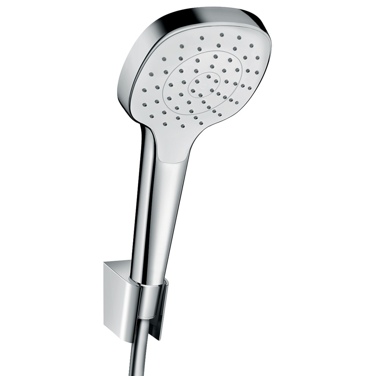 

Душевой гарнитур Hansgrohe Croma Select E (26412400) хром / белый