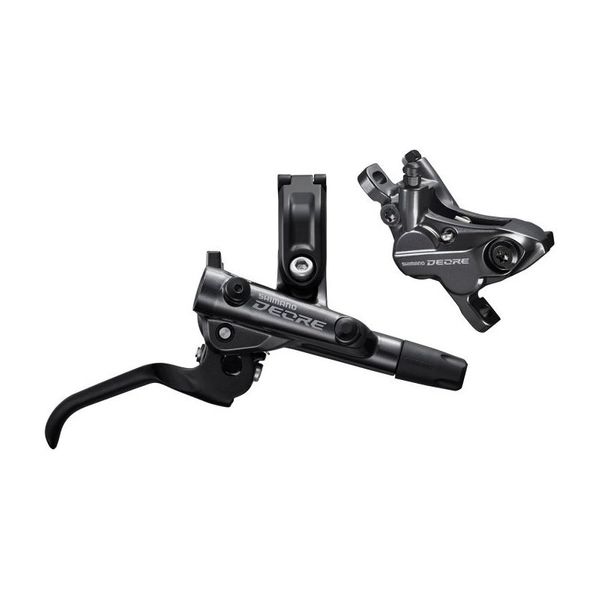 

Гальмо гідравл SHIMANO DEORE M6120 заднє (права ручка, 4-поршн. каліпер BR-M6120, J-kit гідроліния 1700мм)