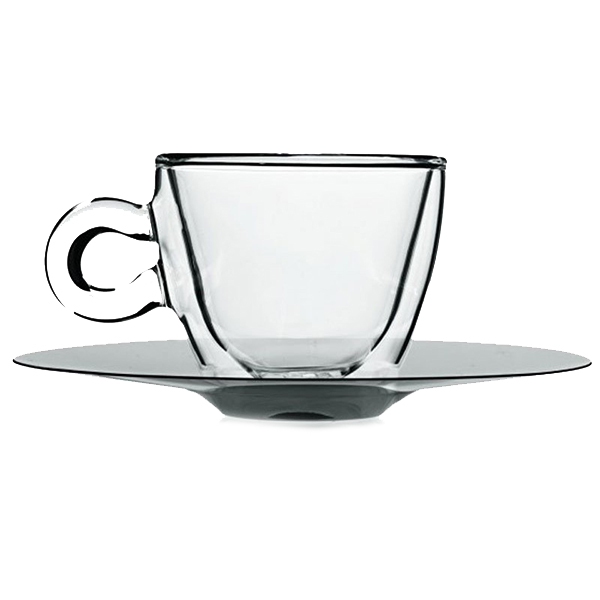 

Набор чашек с блюдцем для капучино Luigi Bormioli Thermic Glass 165 мл 4 шт 10086/01