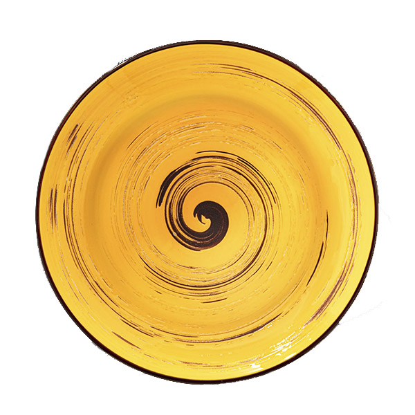 

Тарелка Wilmax Spiral Yellow 25,5 см 350 мл WL-669427 / A
