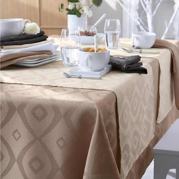 

Скатерть Tradi Linge Brunch Taupe 150х300 см 1093337