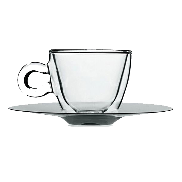 

Набор чашек с блюдцем Luigi Bormioli Thermic Glass 300 мл 4 шт 10089/01
