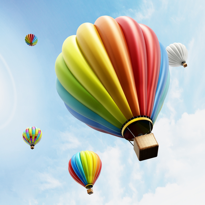 

Фотообои 3D 'Воздушный шар' (2578) , Гладь