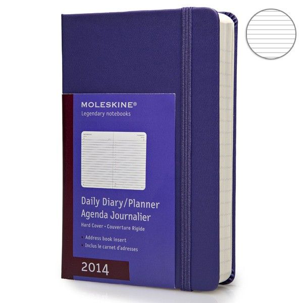 

Ежедневник Moleskine 2014 маленький фиолетовый DHH112DC2