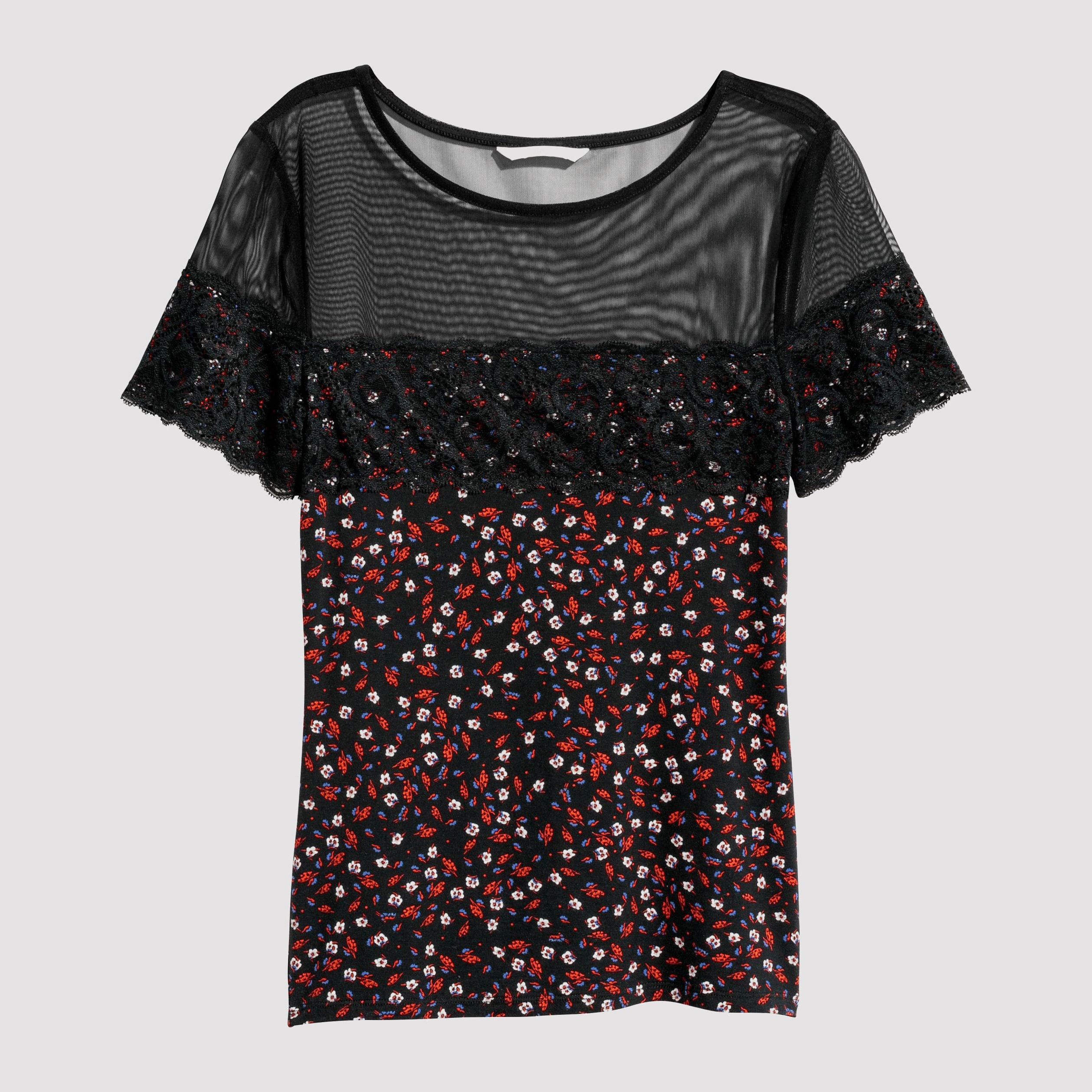 

Футболка H&M 6369267-AAUU S Хаки