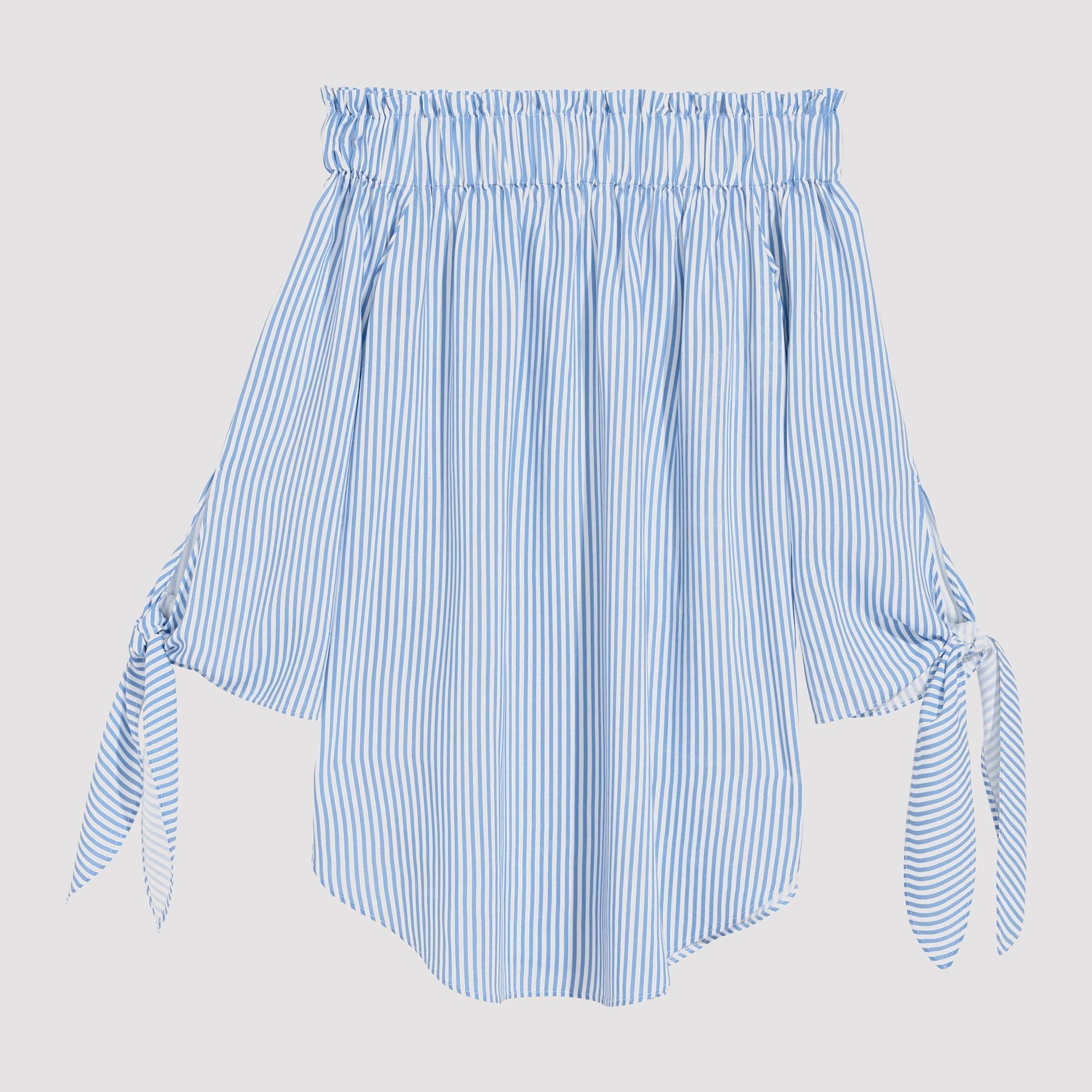 

Топ H&M 6354207-AAKA 44 Белый с синим