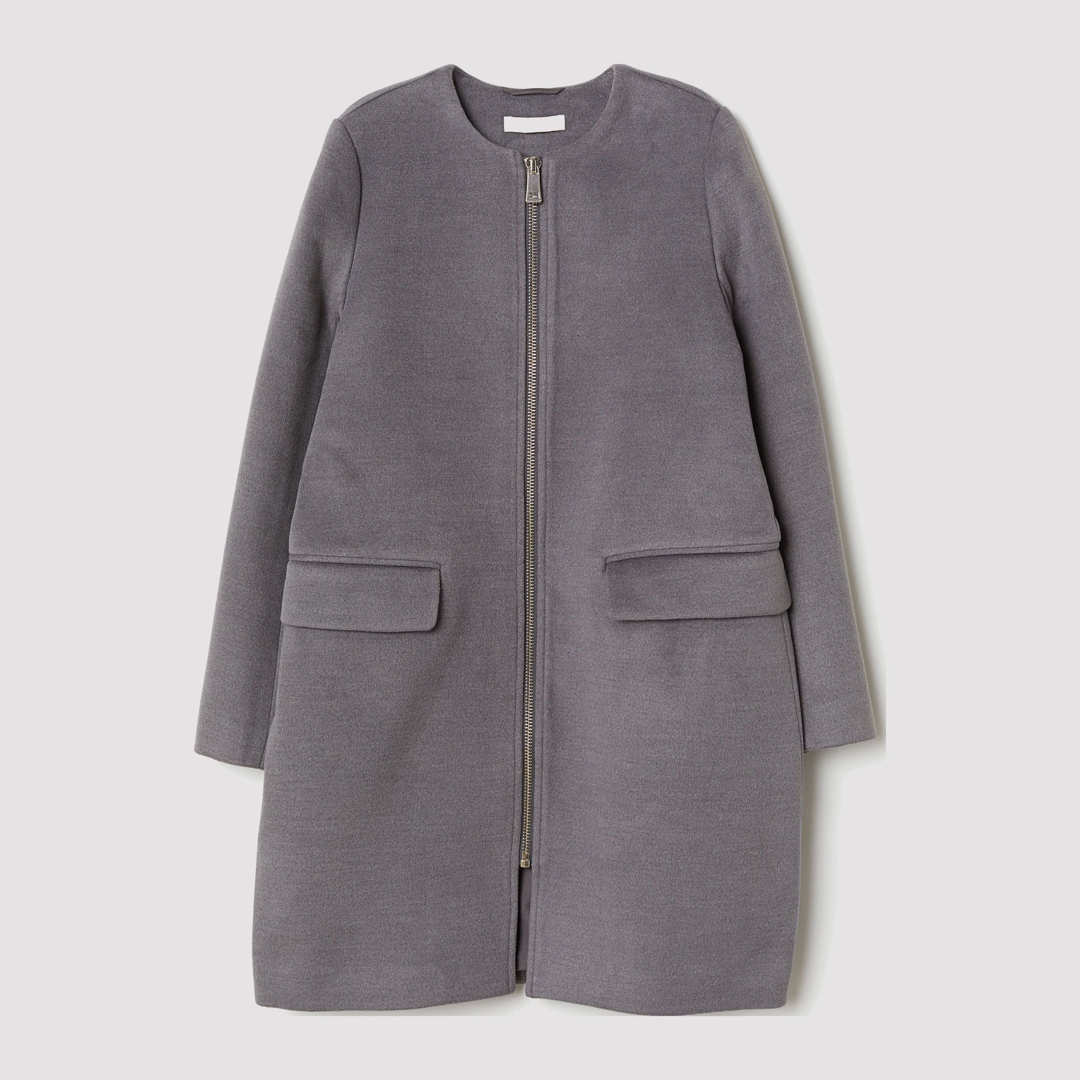 

Пальто H&M 6807908-ABKU 48 Серое