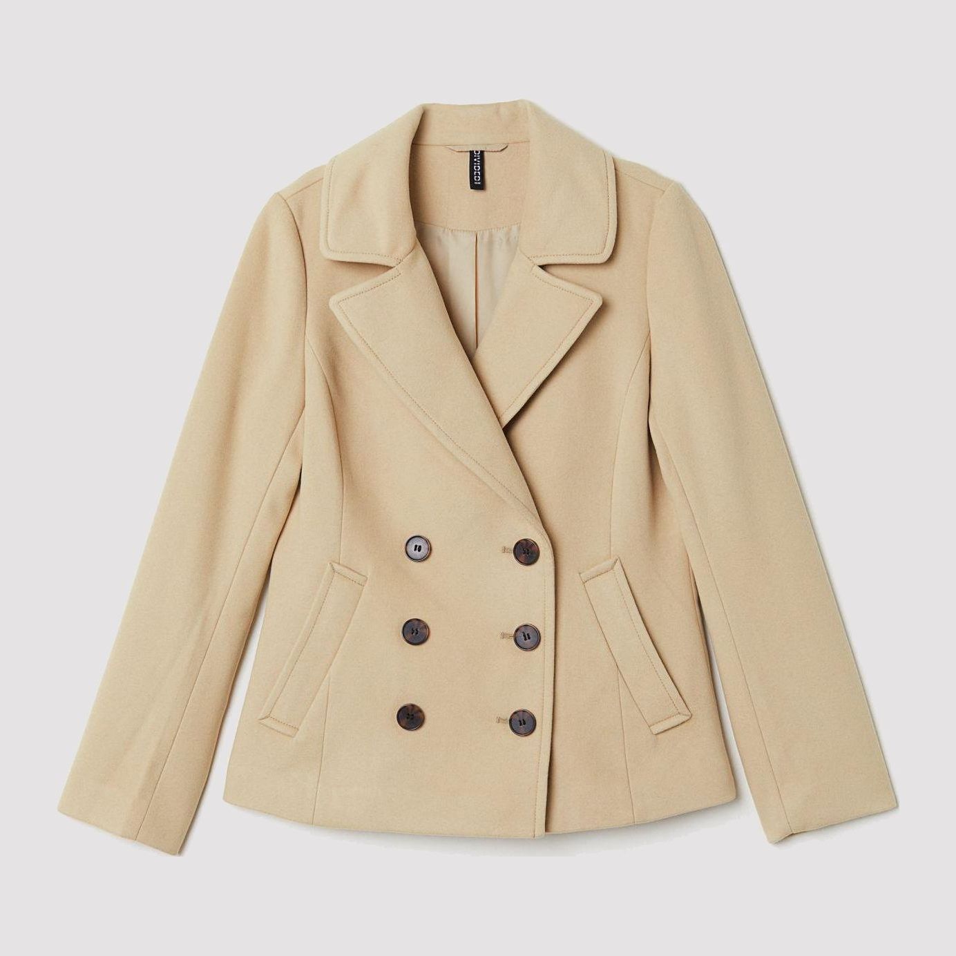 

Пальто H&M 6334568-ACTQ 42 Бежевое