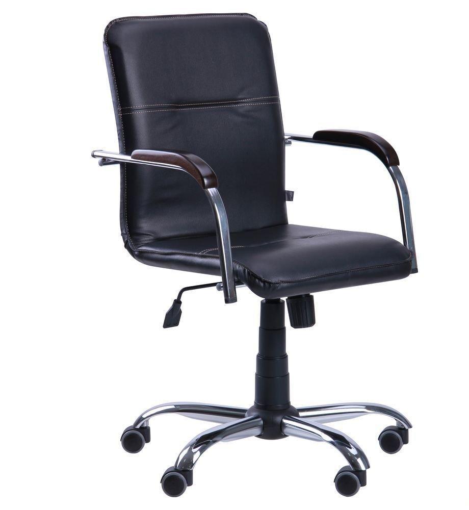 

Кресло Самба-RC Хром орех Скаден черный без канта