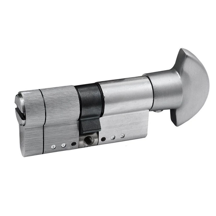

Цилиндр замка SECUREMME K22 ключ-тумблер (мат хром) 90 мм (30+60Т)