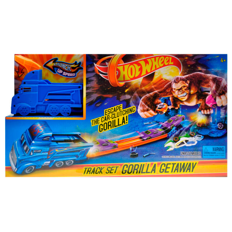 

Трек с запуском Hot Wheel "Gorilla" +1 машинка в коробке 3077