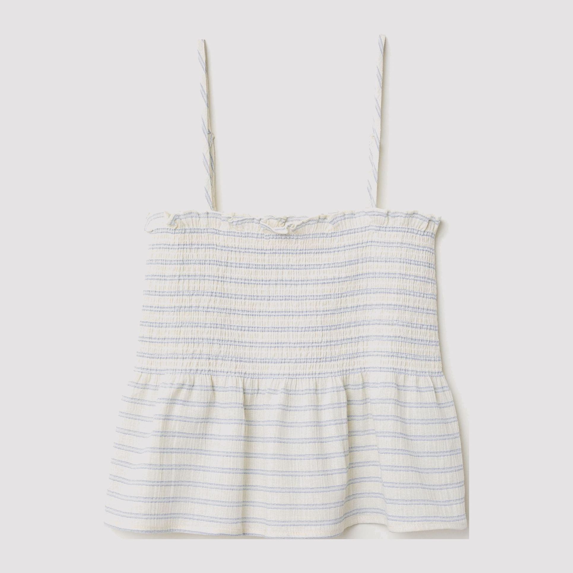 

Топ H&M 6716948-ACTC 34 Бежевый с синим