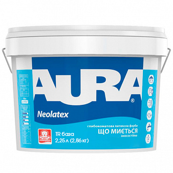 

Интерьерная краска Aura Neolatex TR база прорачный 2,25 л (2,86 кг)