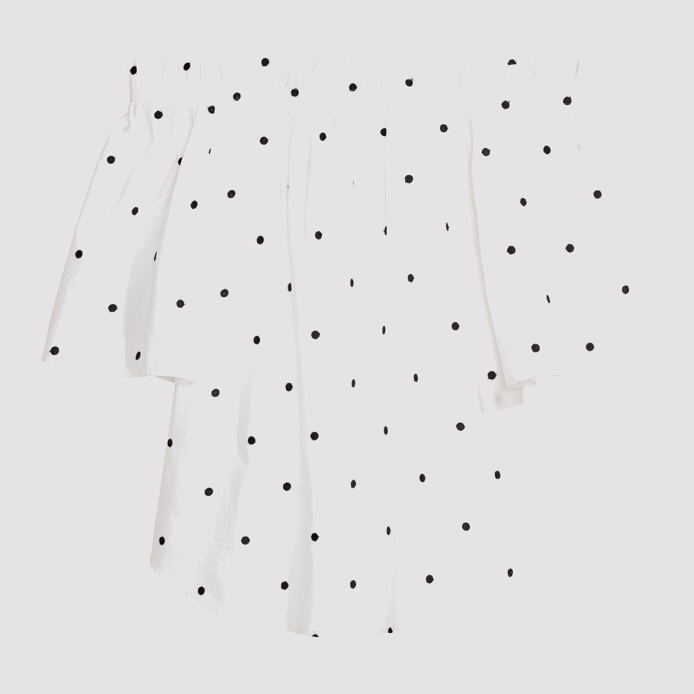 

Топ H&M 6216837-ABQC 42 Белый с черным