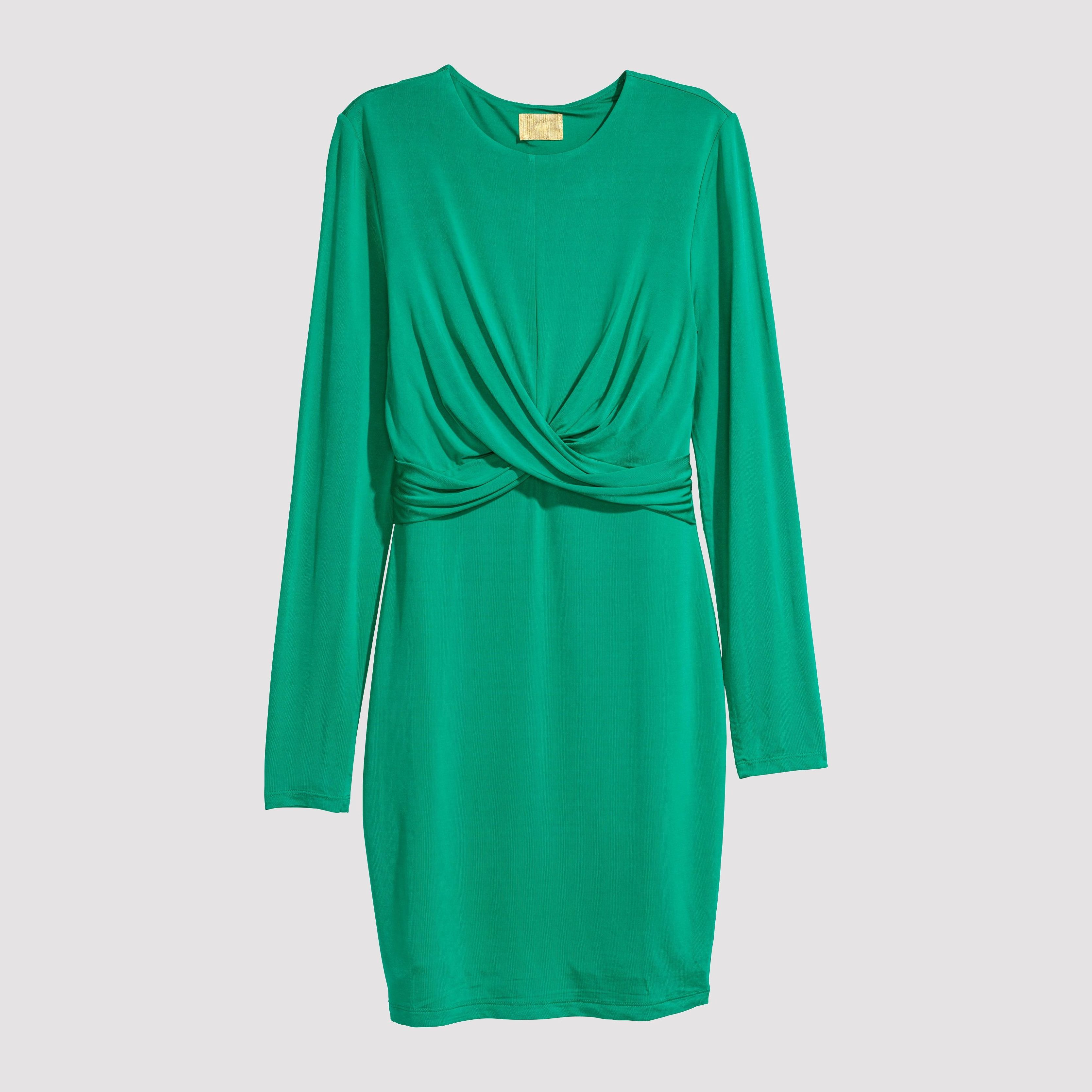 

Платье H&M 6192737-ACUW 40 Зеленое