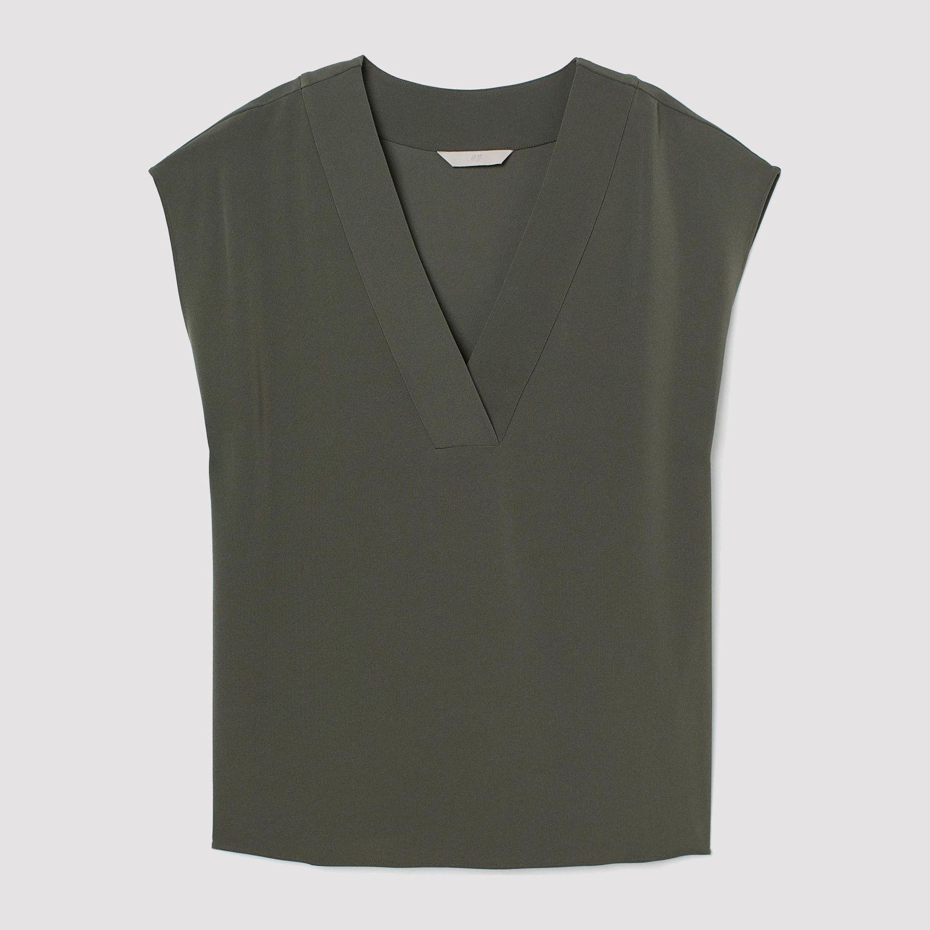 

Блузка H&M 6607269-ABTE 42 Болотная