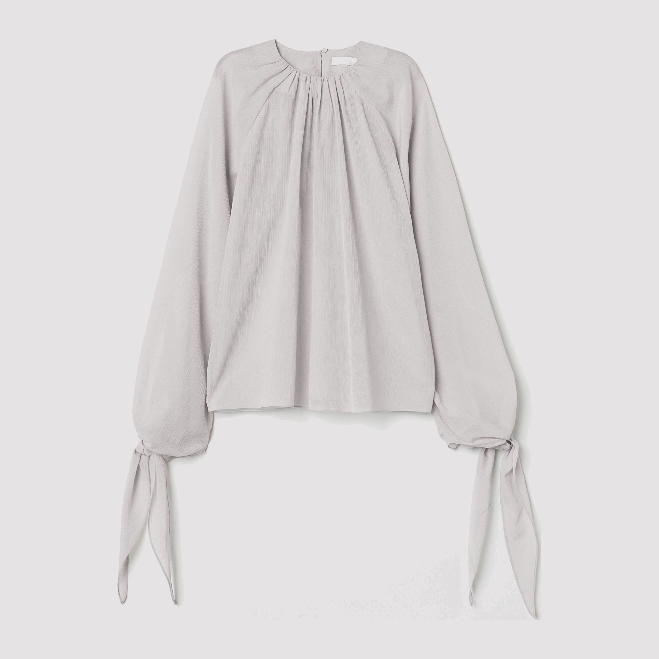 

Блузка H&M 6182067-ACXW 38 Темно-серая