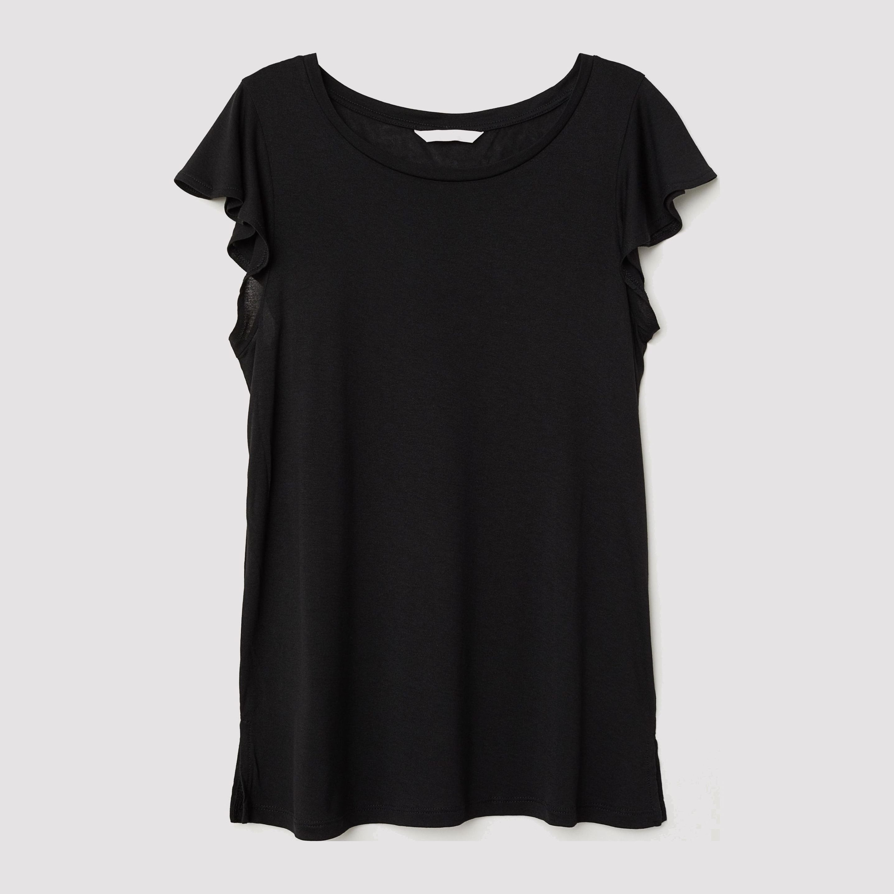 

Футболка H&M 6171698-AAAD XS Черная