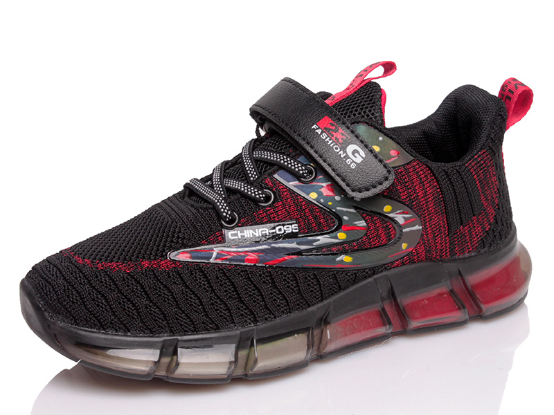 

Кроссовки Kidsmix 603C BLACK-RED-ROZ 36