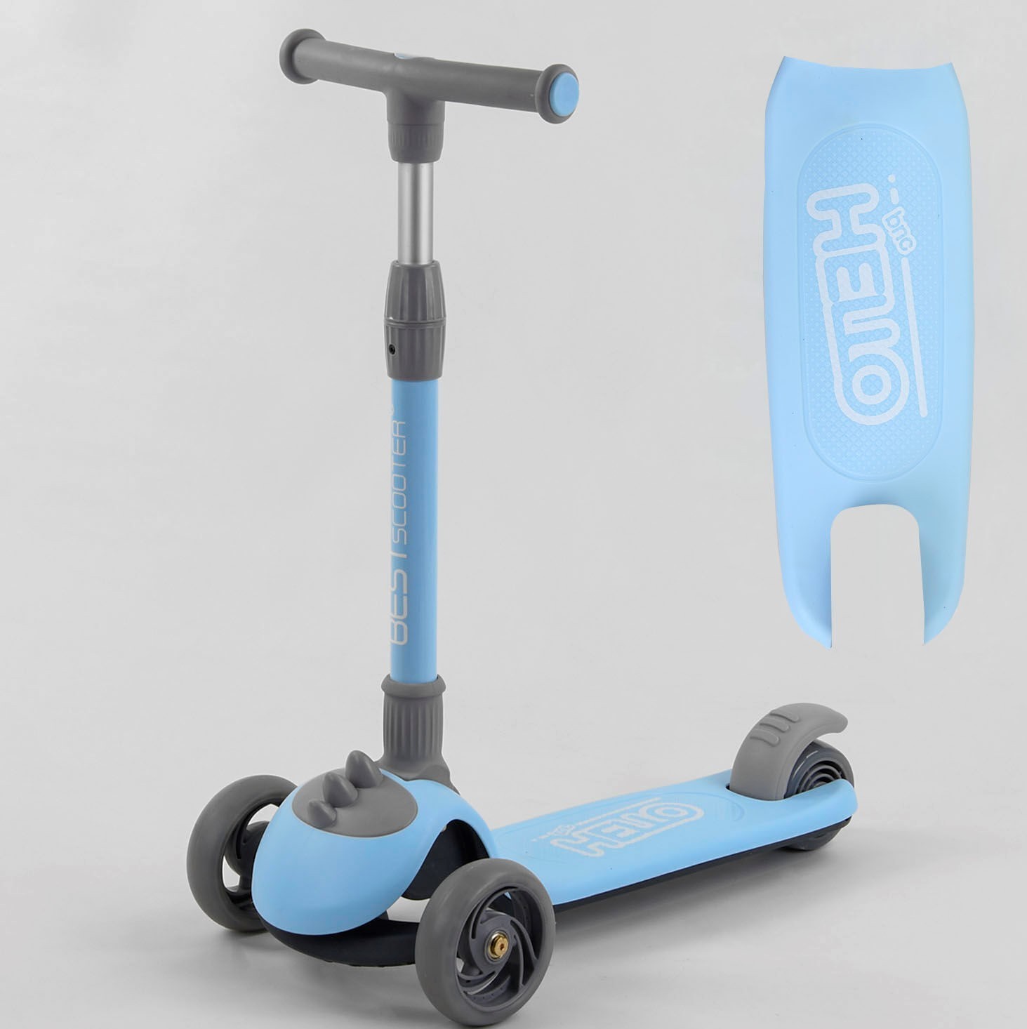 

Самокат трехколесный D-0885 Best Scooter, Серый с голубым