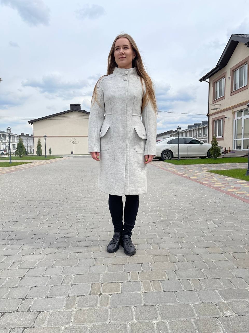 

Женское пальто Albanto 2775W 42 Серый