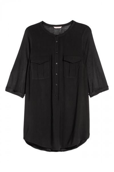 

Блуза-туника H&M L Черная (1200-758)
