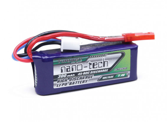 

Аккумулятор LiPo Turnigy Nano-tech 300mah 2S 45-90C