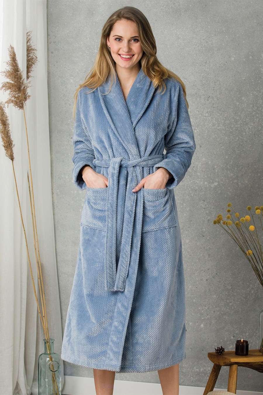 

Халат Key /(/М) Голубой, Халат Key 42/44(S/М) Голубой