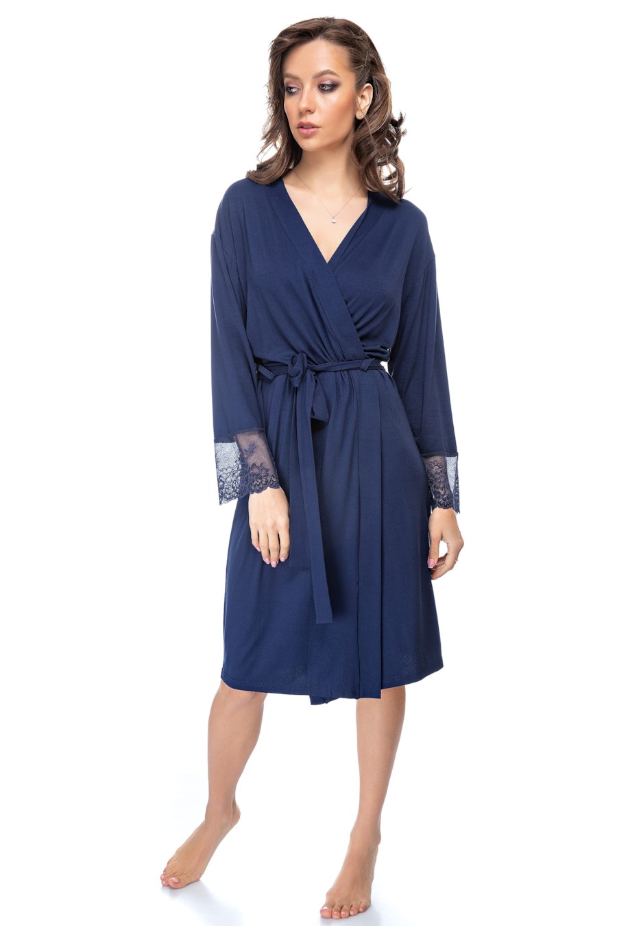 

Халат Fleri () Синий, Халат Fleri 54(4XL) Синий