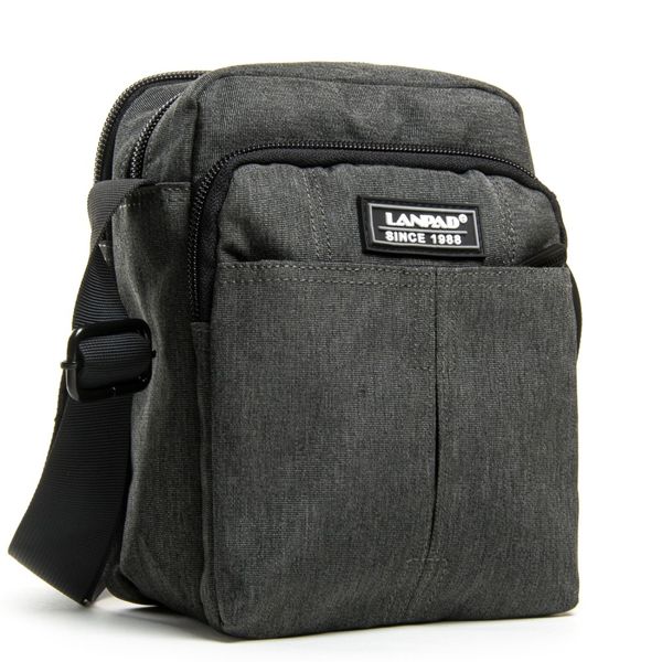 

Мужская сумка через плечо Lanpad 98703 grey