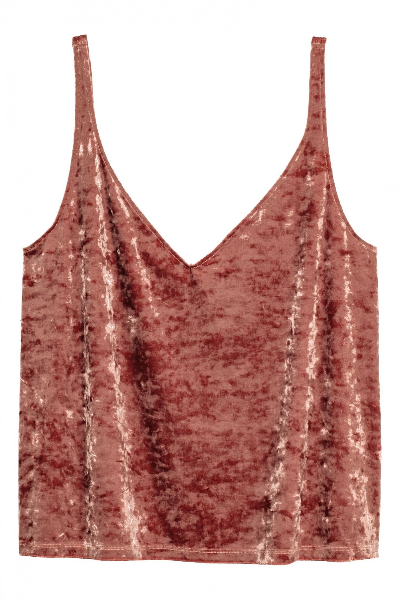 

Топ велюровый H&M L коричневый 5220435RP21