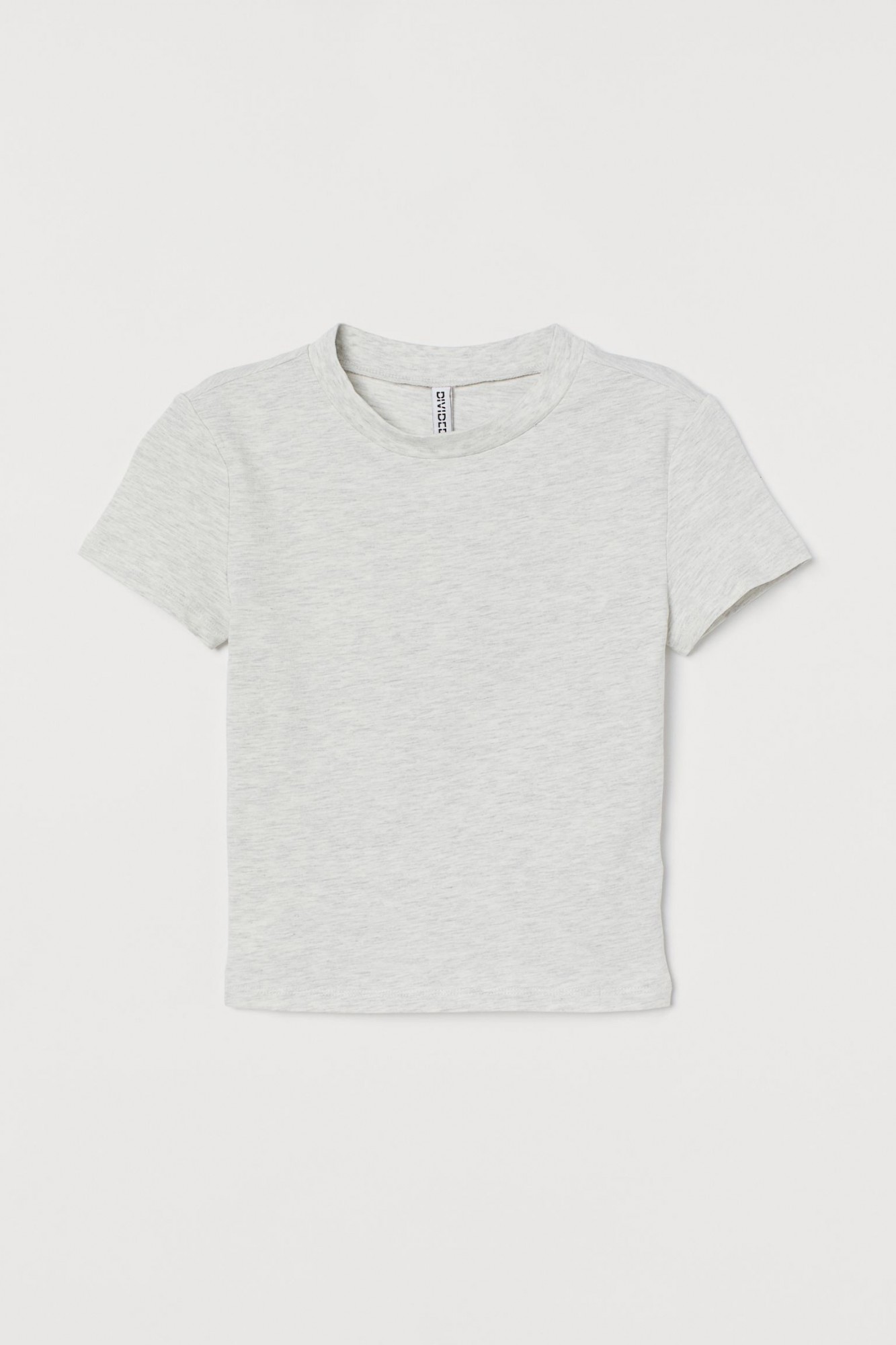 

Топ H&M S светло-серый меланж 8557931dm