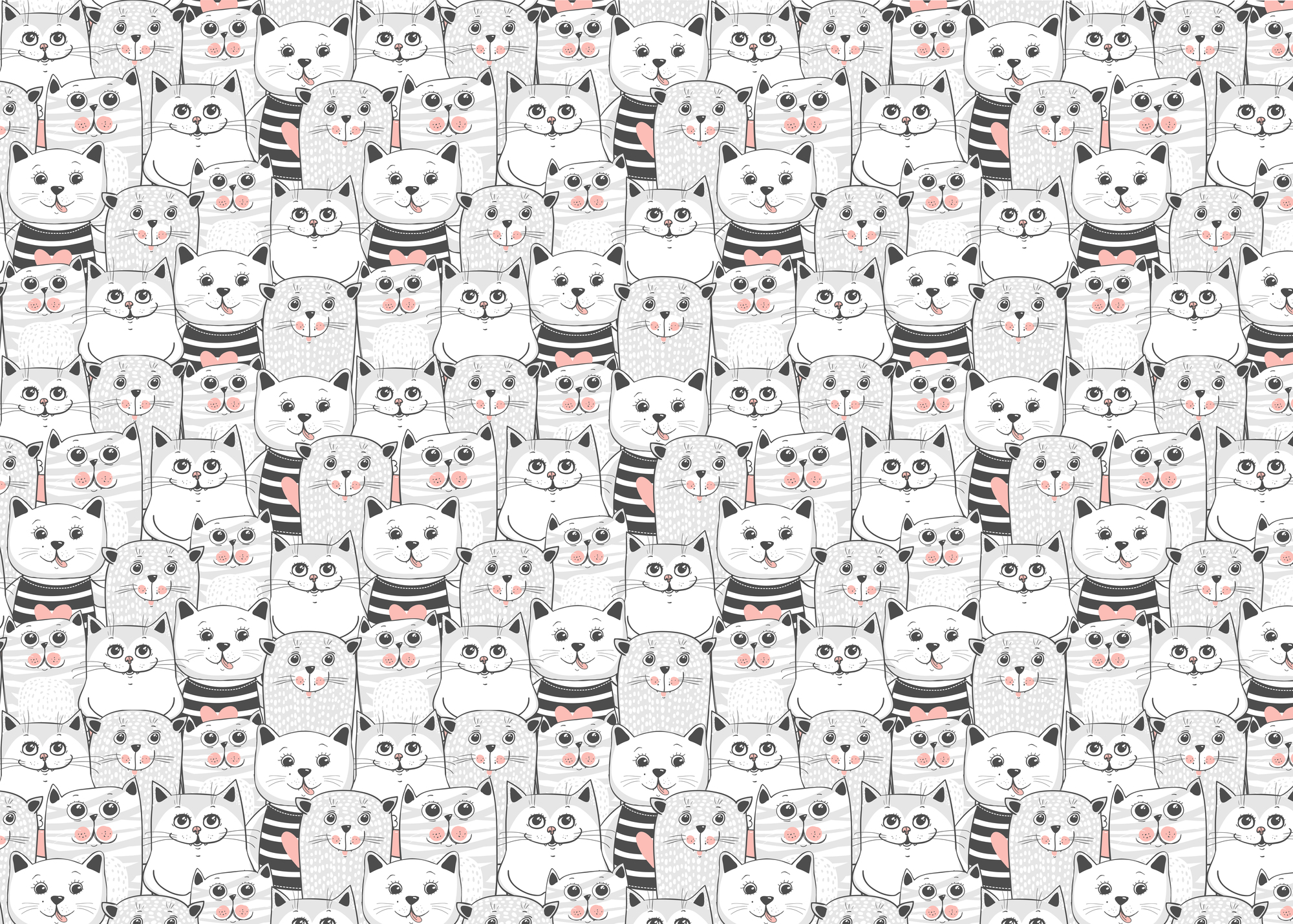 

Фотообои Детские 'Котики' (5053) , Кожа