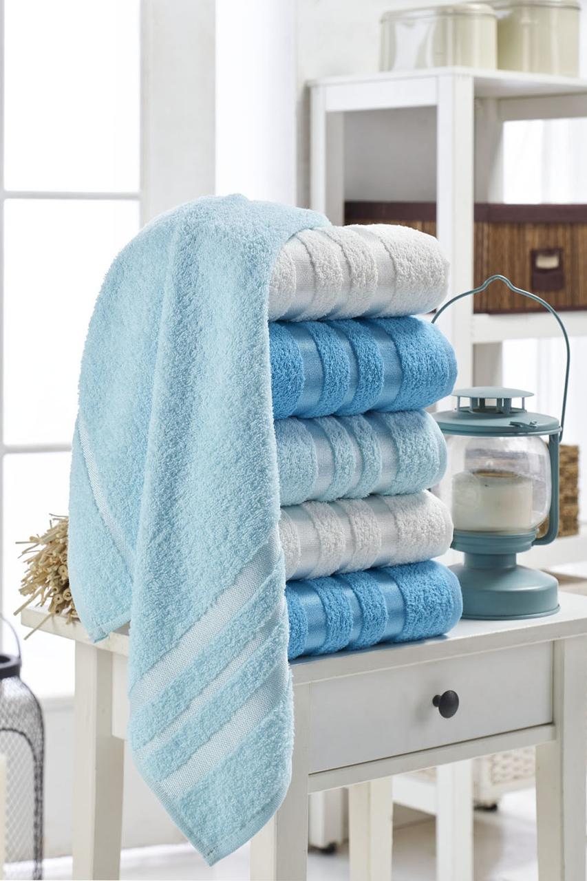 

Набор полотенец Eponj Home - Vorteks 50*85 (6 шт) flos turkuaz бирюзовый