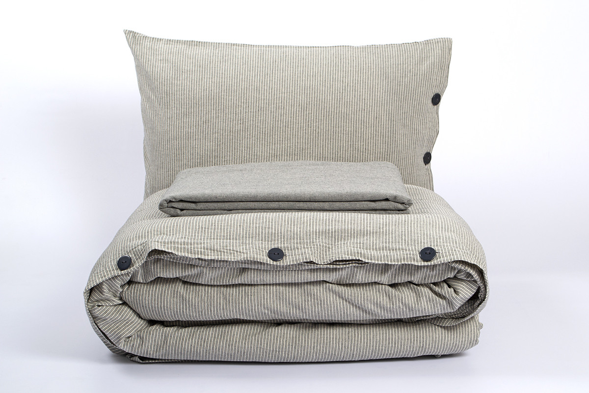 

Постельное белье Barine Washed cotton - Shint antrasit антрацит семейный