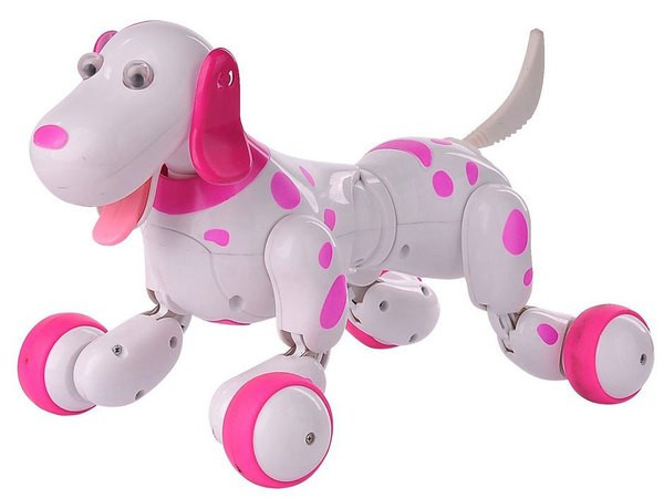 

Робот-собака HappyCow Smart Dog HC-777-338p , на радиоуправлении, розовый