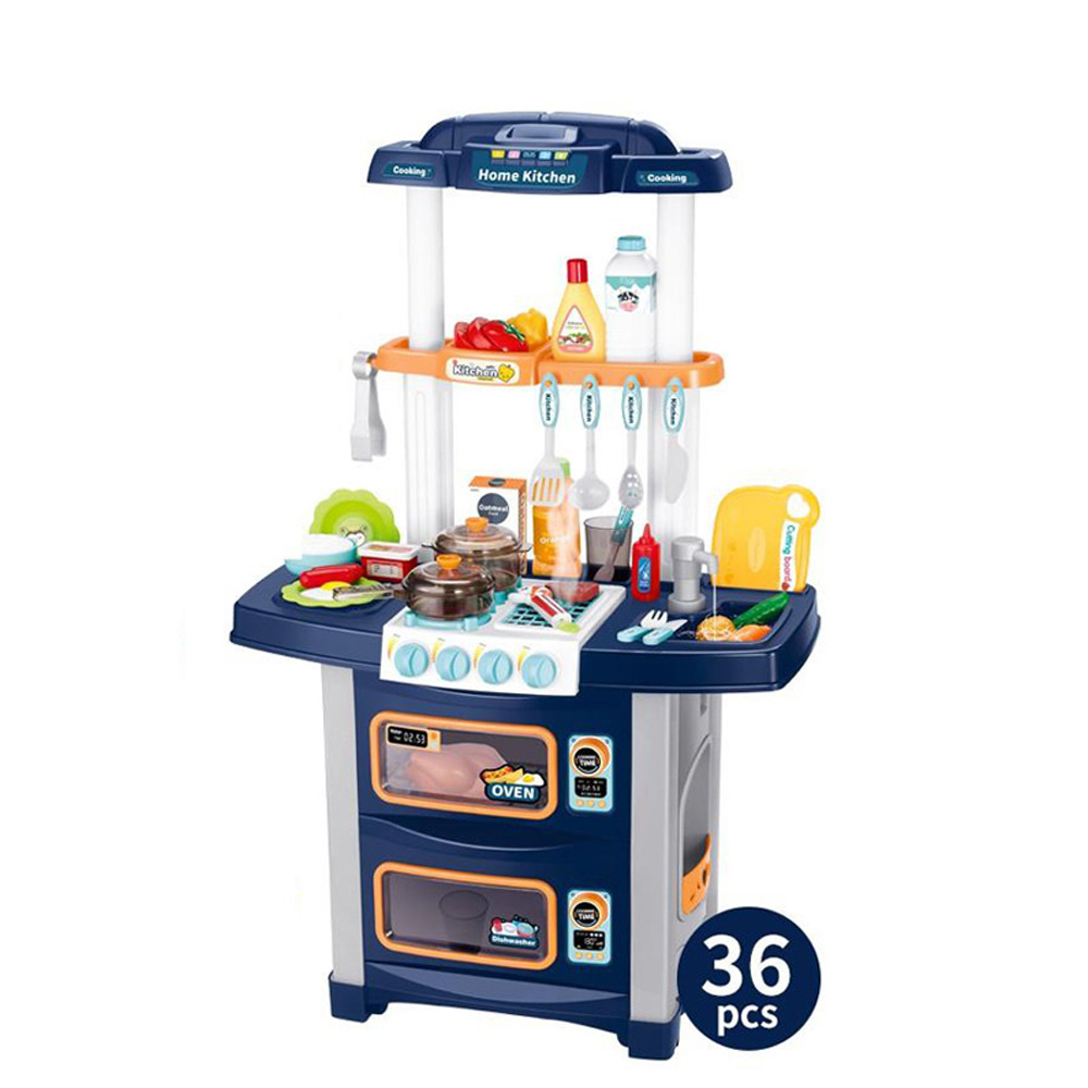 

Детская игровая кухня WANYIDA TOYS WD-R38 с посудой, с раковиной и водой KTCH10315
