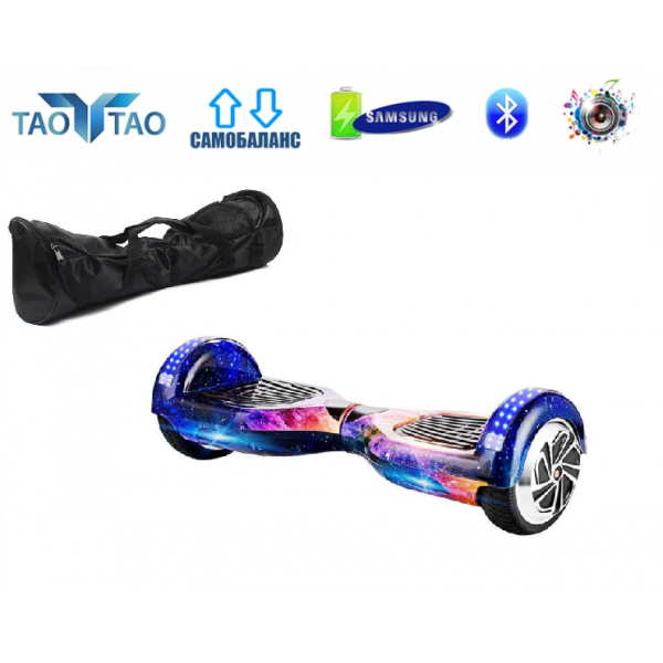 

Гироборд TAOTAO Smart Balance 6.5 " 2021 NEW (сумка колонка подсветка самобаланс) Новый космос (GRS- 11344)