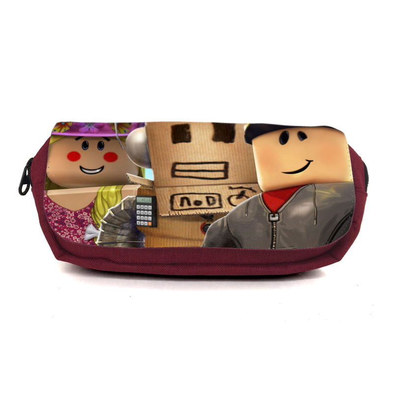 

Школьный пенал Роблокс органайзер универсальный (Roblox-005-red) красный