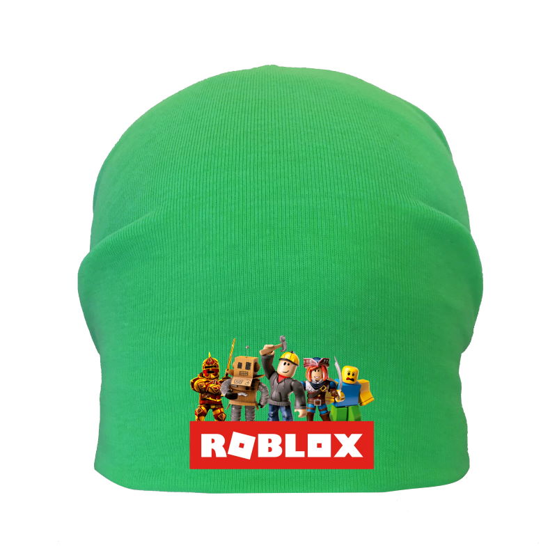 

Шапка детская Роблокс зеленая (Roblox -001) 54-56 см