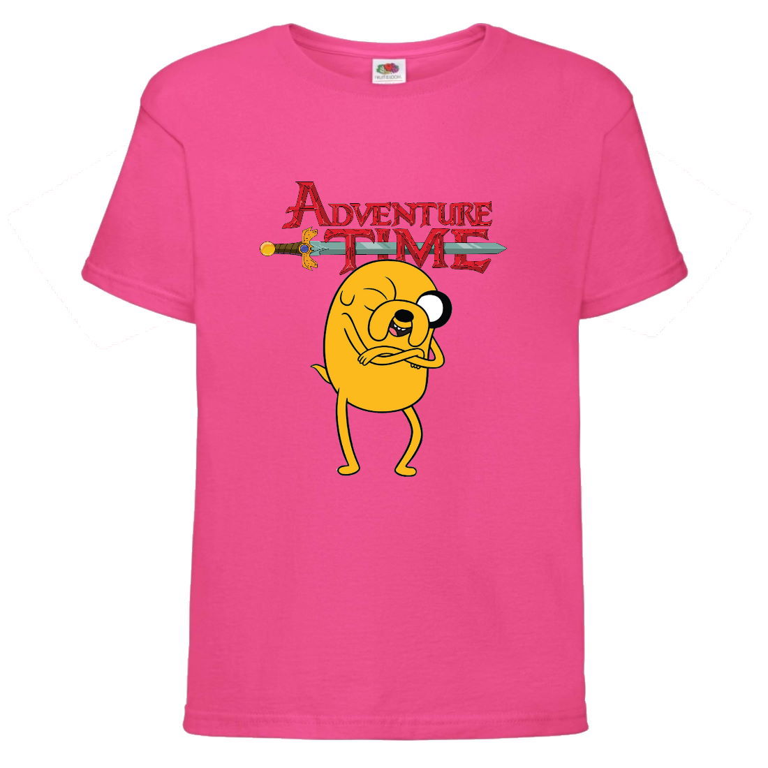 

Футболка детская Время Приключений 0024 (Adventure Time) розовая (ADT pnc 0024) 128 см